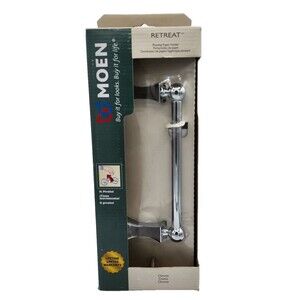 MOEN Retreat Pivoting Chrome TOILET PAPER HOLDER DN8308CH Brand New in Box